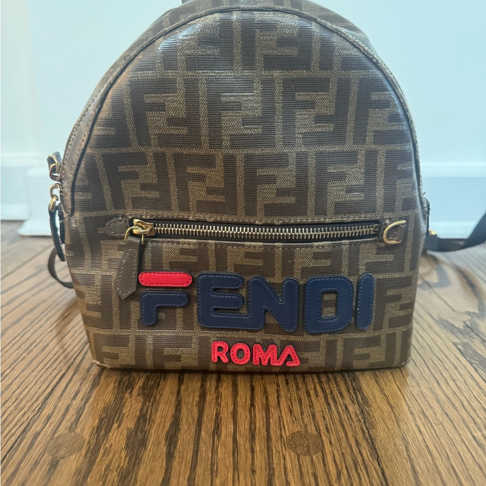 Fendi Brown Backpack
